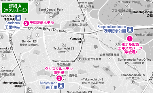 詳細A（ホテル1〜3）MAP